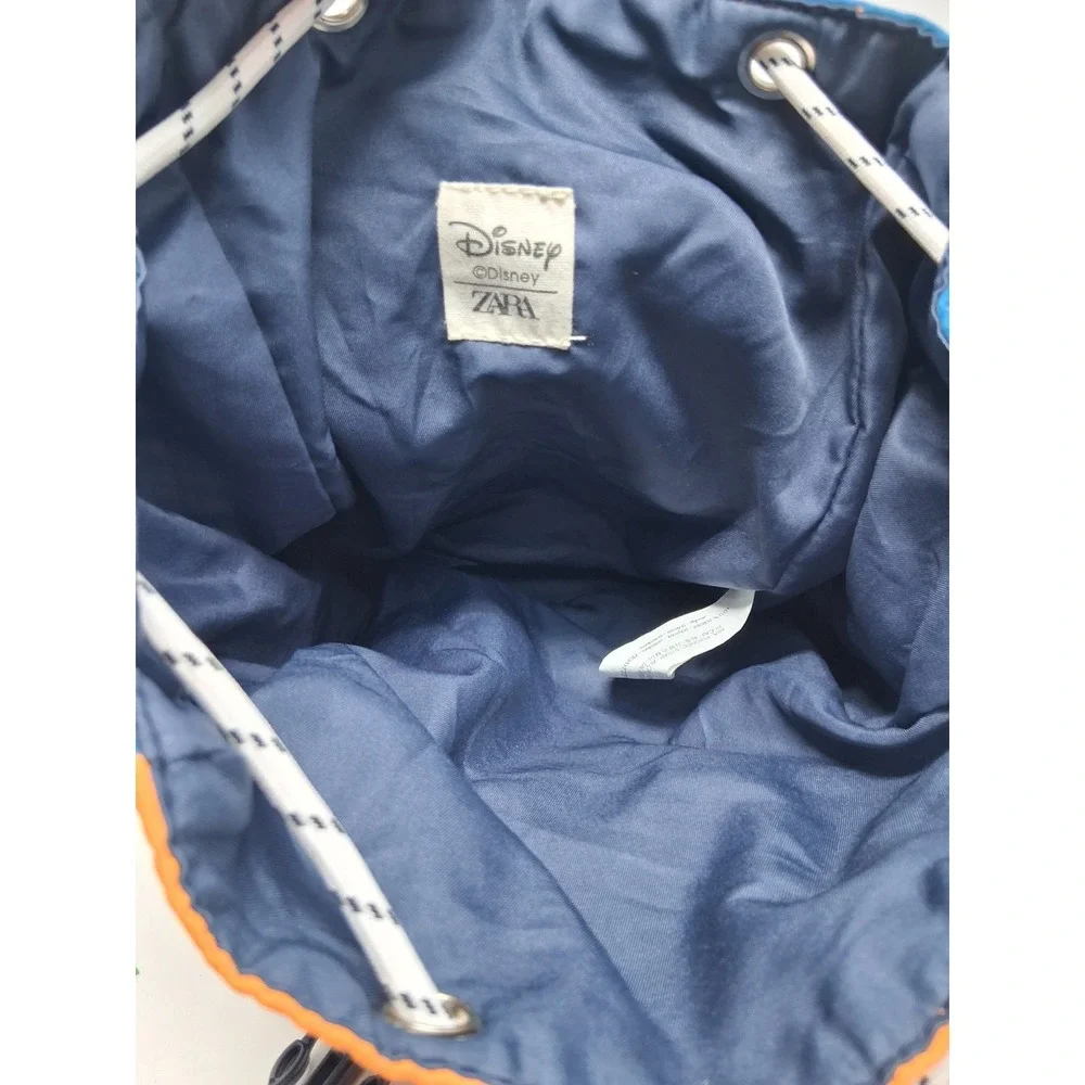 Disney Mickey Mouse and Friends Colorblock Backpack Rucksack Blue Orange Goofy